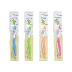 兒童軟毛牙刷, 隨機出貨, 4入, 1支