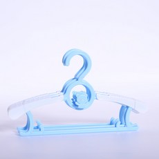 조절가능 어린이 옷걸이, 01 블루, 15개입