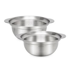 bella cuisine 沙拉攪拌盆 + 瀝水籃組合, 單一顏色, 1個