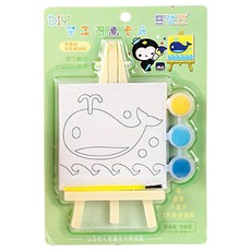 코코쉬 미니이젤 DIY 그림놀이 페인팅 세트, 아기고래, 1개