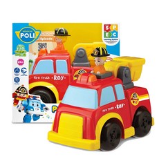 ROBOCAR POLI 波力 按壓玩具消防車, 混色, 1個