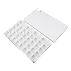 淸潾 美術課 硬殼封面調色盤, 1個, 36格