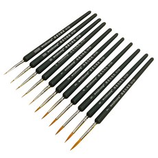 Sevenzip 極細柔軟畫筆組 海軍藍, 11種, 1套