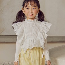 Bimbo Bimba 女童荷葉邊斗篷