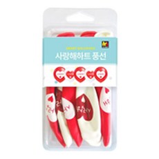 PARTYSHOW 韓文我愛你印花氣球 31號 30.5cm 5個入, 混合顏色, 6套