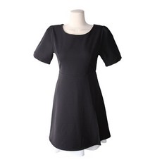 시크블랙 라리라 트임 원피스 OPS7355K22