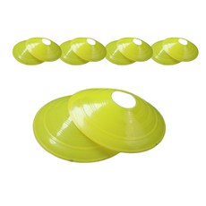 足球訓練標記盤 10入, 05黃色