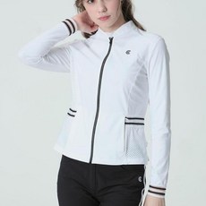 Cleveland GOLF 女士高爾夫雙 Cancampril 穿孔三層拉鍊開衫 CGWJK2