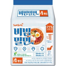 삼양 비빔밀면 158g, 4개