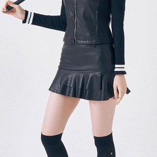 Cleveland GOLF 女性下擺雙耀斑人造皮革高爾夫策展人CGWSK217531