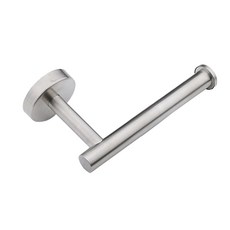 不鏽鋼立式壁掛式衛生紙架 鑽孔型, 1個, 銀色