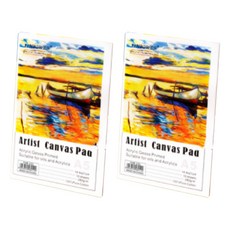 可撕式帆布畫本 白色 10p x 2件, 棉帆布