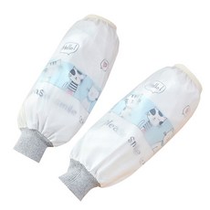 半透明工作袖套, 藍色