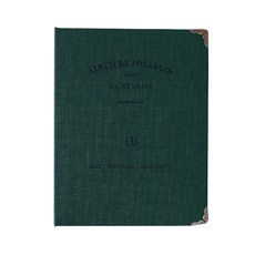 Riddle Basic 拍立得相簿 17 x 3 x 21.5 cm, 綠色, 20張
