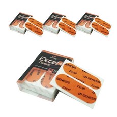 GENESIS Excel Free Cut Thumb Timing Bowling Tape 40p x 4, 橘子