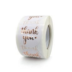 Vogring 包裝裝飾用感謝貼紙 500p, A款, 1個