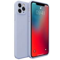 케이스산다 프리미엄 카메라보호 풀커버 실리콘 휴대폰 케이스 + 2.5D 9H 풀커버 강화유리 세트