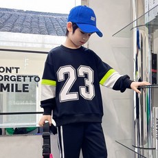 오렌지다몸 아동용 23 맨투맨 트레이닝 세트