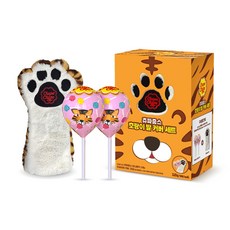 Chupa Chups 加倍佳 棒棒糖+虎掌造型手套禮盒, 1組