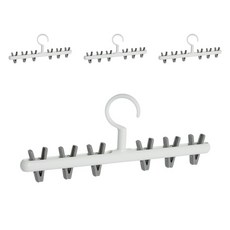 찐노마진몰 다용도 집게형 모자걸이, 4개, 그레이