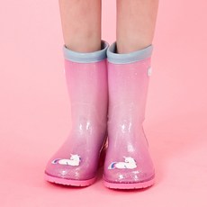 Jinystar 兒童獨角獸PVC雨靴 KBJSB10008