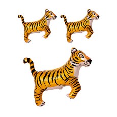奔跑的老虎, 3個, 混合顏色