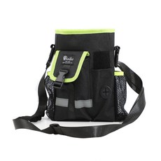 강아지 유어타이틀 훈련 간식주머니 트릿백, 블랙, 1개