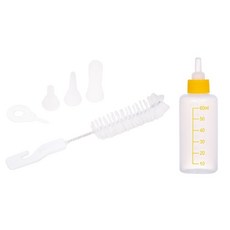 Trakai寵物用矽膠奶瓶 7件組, 黃色, 1組