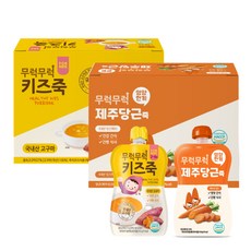 2ucareS 孩童蔬果粥 14包入, 地瓜口味+紅蘿蔔口味, 1組