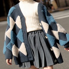 Edgeland 女童經典開襟衫