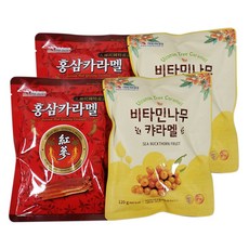 Bite 焦糖紅蔘糖 120g+沙棘果糖 120g, 2組