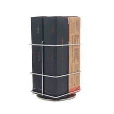 JNK Vertuo 插入式旋轉支架膠囊咖啡收納盒 40, 銀色, 1個