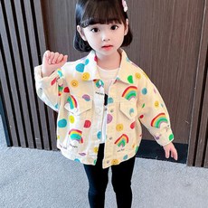 Orange Damom 女童微笑牛仔夾克