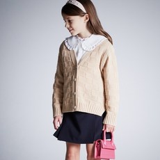 BEENd 女童 V 領針織開衫 BW12CK