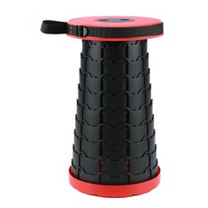 간편한 휴대용 동그라미 접이식 의자, 레드