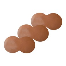 Gatto 寵物飼料碗 易清潔餐墊 47.5 x 27.5 cm, 3個, 棕色