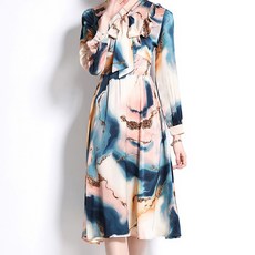 페이퍼먼츠 새틴 그릭 럭셔리 찰랑 원피스 01599 빅사이즈 포함