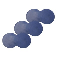 가또 반려동물 사료 그릇 이지 클린 플레이스 매트 47.5 x 27.5 cm, 네이비, 3개