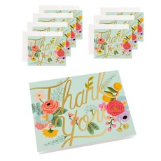 RIFLE PAPER MINT GARDEN THANK YOU 卡盒套組, 混色, 8組
