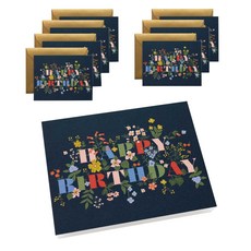 RIFLE PAPER MAYFAIR BIRTHDAY 卡盒套組, 8套, 混合顏色