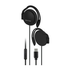 Nextom C型耳掛式有線耳機, NXT-300C, Deep Black