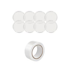 止滑墊 8入+除塵膠帶, 混色, 1入