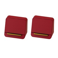 생각나래 사선 화장품 보관함, 레드, 2개