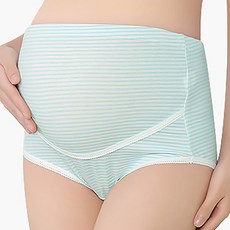 캔디 스트라이프 하이웨이스트 산모 팬티 속옷 2P