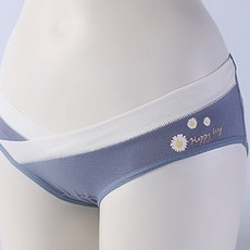 트리플 데이지 V형 로우 웨이스트 산모 속옷 팬티 2P
