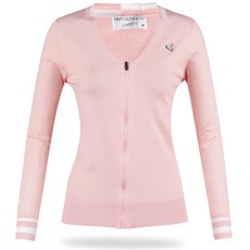 KIM YOUNG JOO SPORTS Lux Golf 女款針織拉鍊開襟衫 LB2S701W