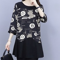 ATTERLIC 大尺碼遮肚A字長版罩衫 00659