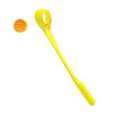 DING DONG PET 犬用拋球棒玩具, 黃色, 1組