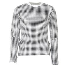 FERRA US 女款提花側開衩長袖T恤 ATNY5001S2