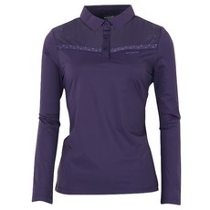 KIM YOUNG JOO SPORTS Peraus 女款透視水鑽高爾夫T恤 ATJYJ5011S2